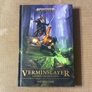Warhammer Verminslayer Book Green Gotrek Gurnisson Age of Sigmar Hardcover Novel